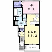 エスポワール 真伝 Ⅰの間取り画像