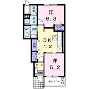 クレール Ⅰの間取り画像