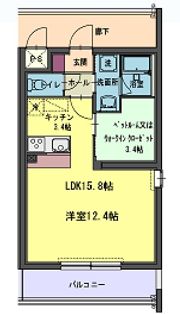 コルトーナ壱番館の間取り画像
