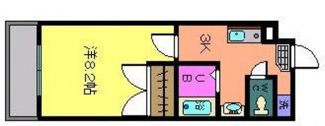 ベラカーザ祇園の間取り画像
