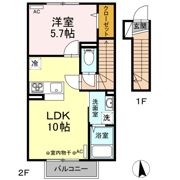 ウィット新井田西の間取り画像
