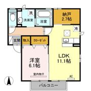 カサブランカの間取り画像