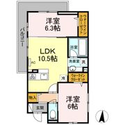 セジュール鳥井戸の間取り画像