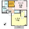 プレジオ高松 Bの間取り画像