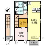 ウエストヴィレッジ Bの間取り画像