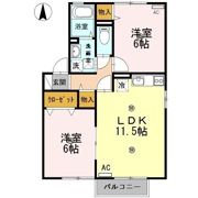 清水崎ハウス A棟の間取り画像