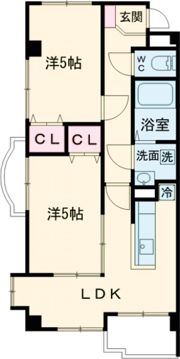 グレースハイツ岩崎の間取り画像