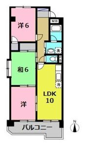ハイドリーム宮本の間取り画像