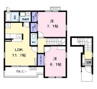 クラール柳瀬の間取り画像
