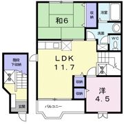 メリーパレスの間取り画像