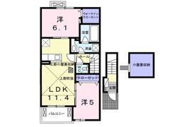 パーチェ Ⅱの間取り画像