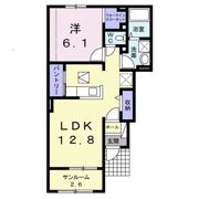 メゾンフランCの間取り画像