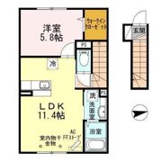クレア・ド・ルーン Bの間取り画像