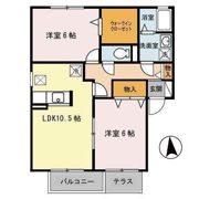フォンテーヌ Cの間取り画像