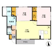 メイプルリーフ Dの間取り画像