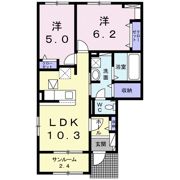 サンライズ Ⅲの間取り画像