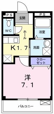 パインツリープレイス Cの間取り画像