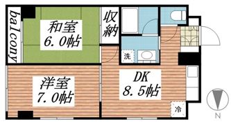第5カスヤハイツの間取り画像