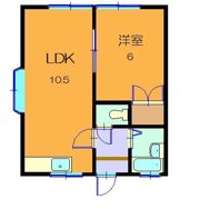 渡辺アパートAの間取り画像