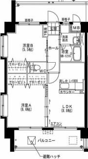 ラポルテの間取り画像