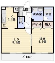 メゾンサンパティークの間取り画像