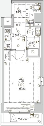 クレヴィスタ練馬平和台の間取り画像