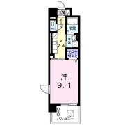 レジデンス西川の間取り画像