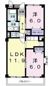 キャッスルタルイ参番館の間取り画像