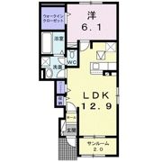 ポポラス Ⅰの間取り画像