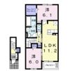 ポポラス Ⅱの間取り画像