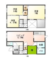 トレステーラ鉄輪東の間取り画像