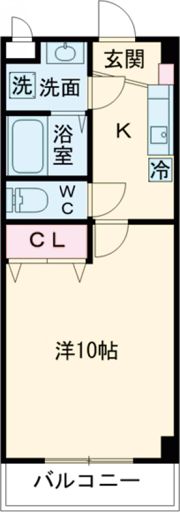 サニーハイツ一番館の間取り画像
