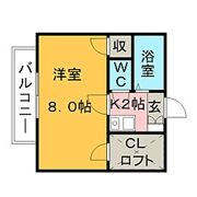 メゾンブランセの間取り画像