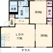 ラフォーン・ヴィラFの間取り画像