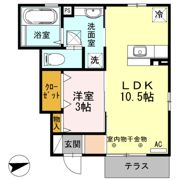 リエゾン シュシュの間取り画像