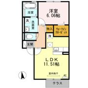 ニューライフつぶく5の間取り画像