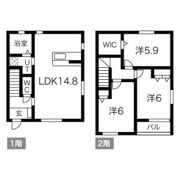 りずむはうす αの間取り画像