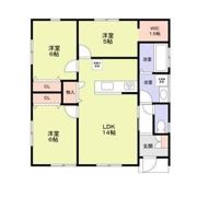 フォレストメゾン市田A棟の間取り画像