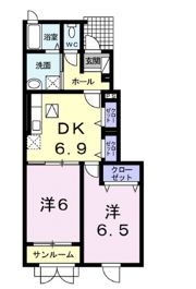カトルセゾンAの間取り画像