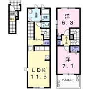エクセレント ヴィレッジの間取り画像
