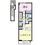 フォレスト小田中Bの間取り画像
