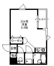 サンシティー姪浜の間取り画像