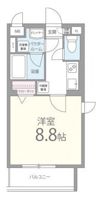 フローリッシュ桃山の間取り画像