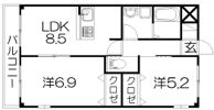 クレールシャンブルの間取り画像