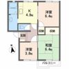 コーポ向陽台 Aの間取り画像