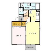 プチ・ヴィラージュ Dの間取り画像