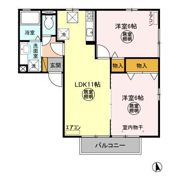 シュプルースの間取り画像
