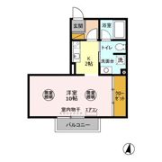 ガーデンヒルズ Aの間取り画像