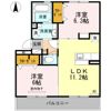 エスポワールⅢの間取り画像