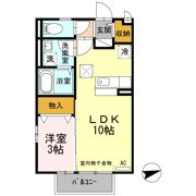 クレールレセンテ C棟の間取り画像
